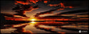Red Sunset Large Mouse Pad