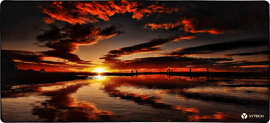 Red Sunset X-Large Mouse Pad - Ben Mulder Photography - V1 Tech