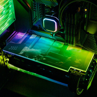 Rest Mode RGB GPU Backplate - Perphotal - V1Tech