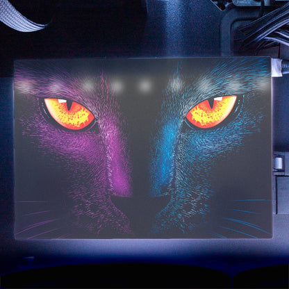 Retro Cat RGB HDD Cover Horizontal - Ddjvigo - V1Tech