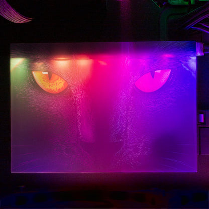 Retro Cat RGB HDD Cover Horizontal - Ddjvigo - V1Tech