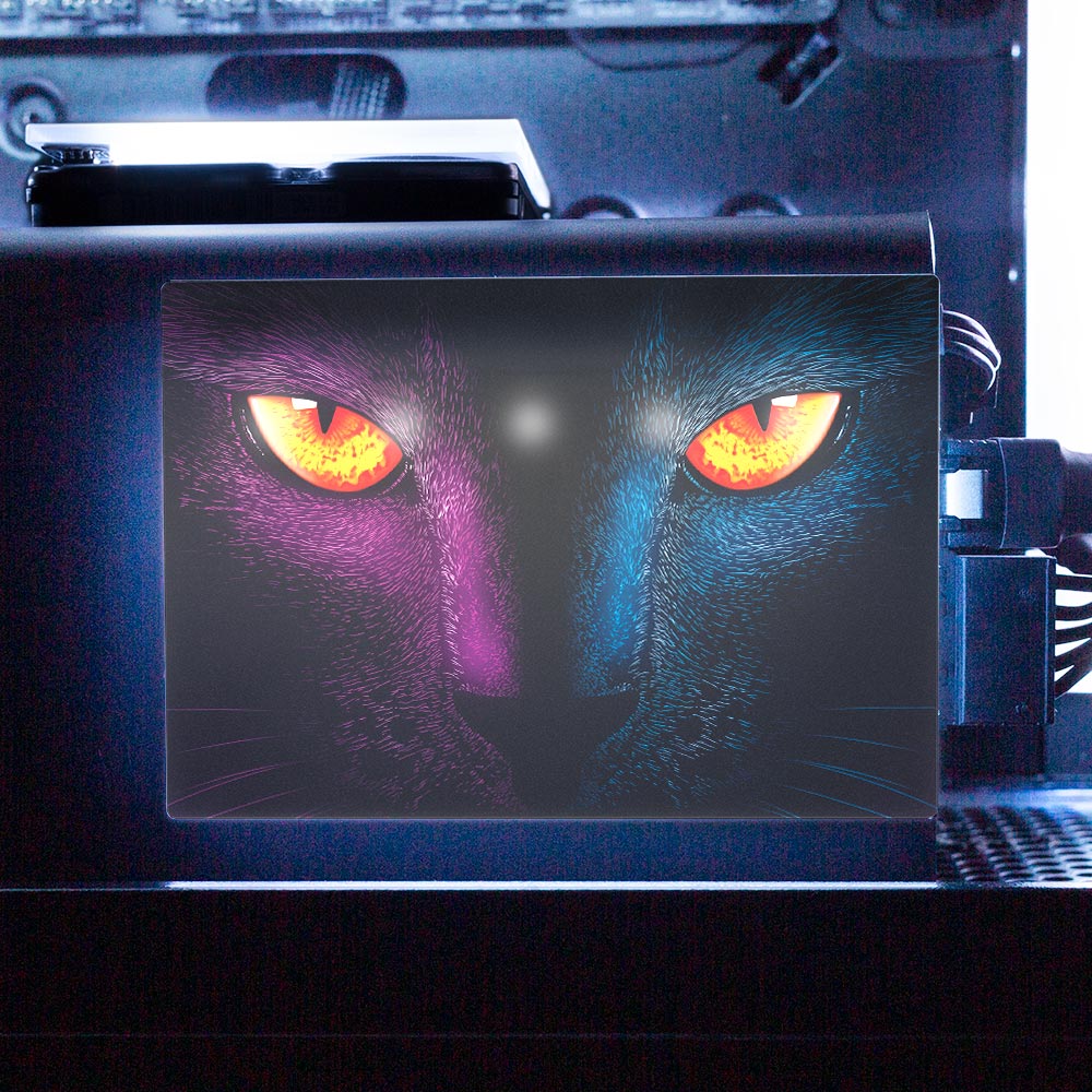 Retro Cat RGB SSD Cover Horizontal - Ddjvigo - V1Tech