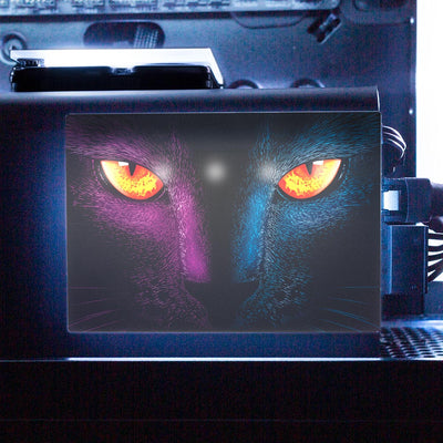 Retro Cat RGB SSD Cover Horizontal