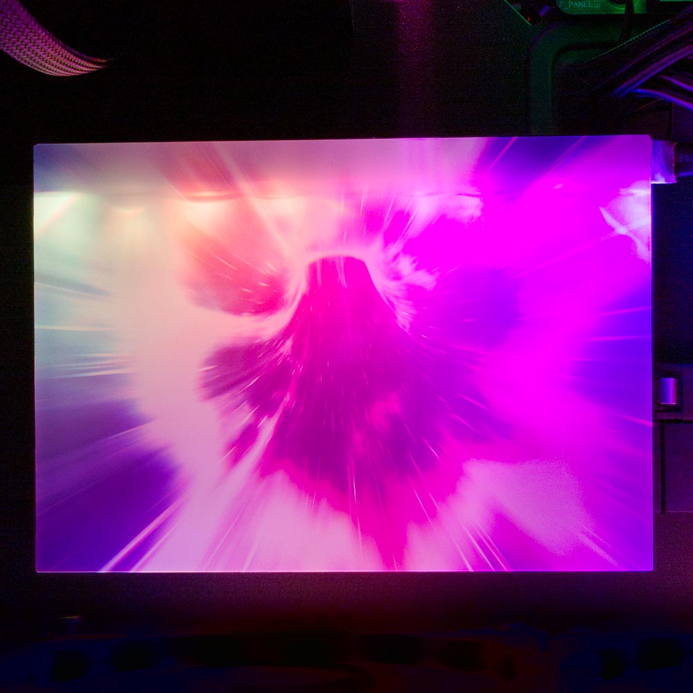Retro Portal RGB HDD Cover Horizontal - V1Tech