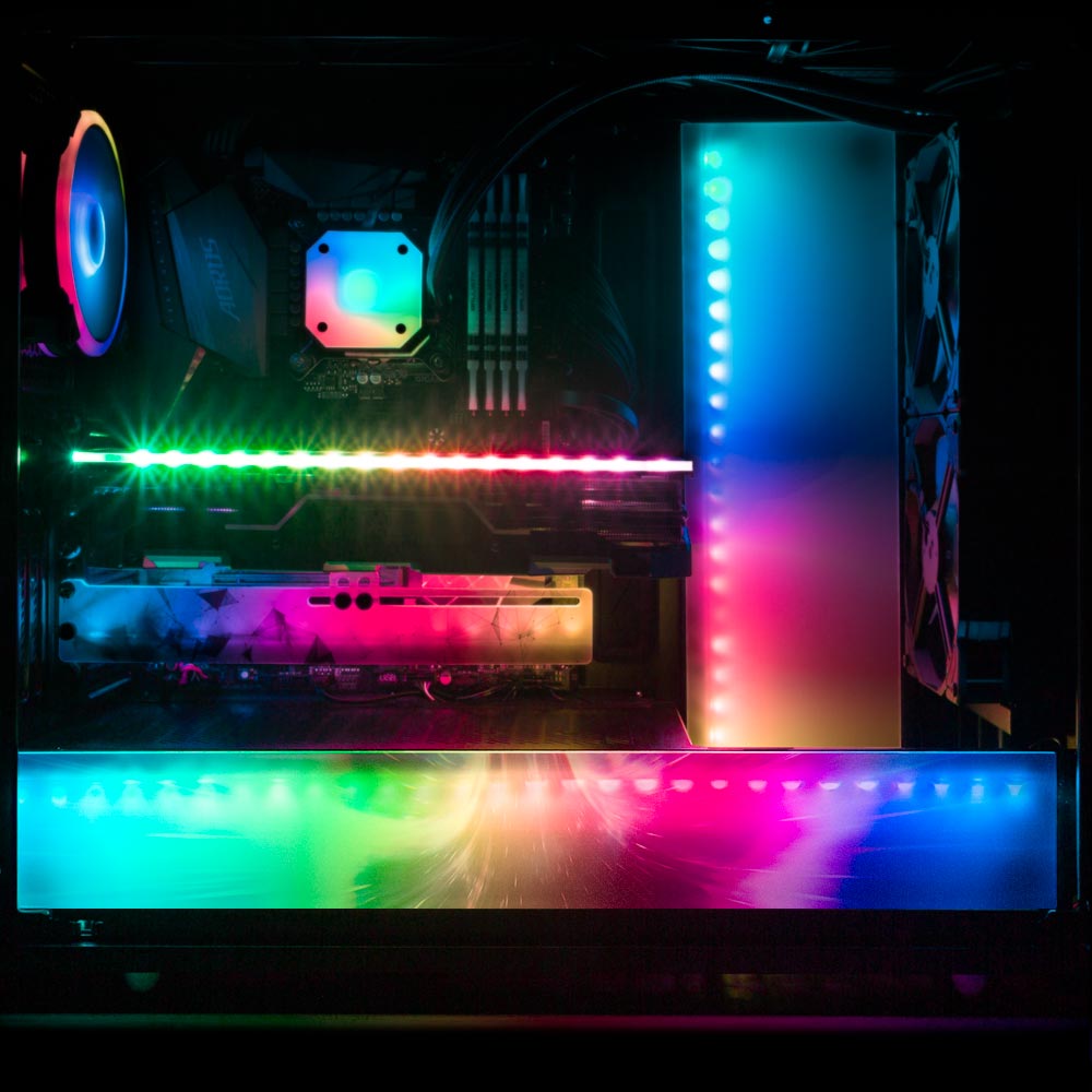 Retro Portal RGB PSU Shroud Cover - V1Tech