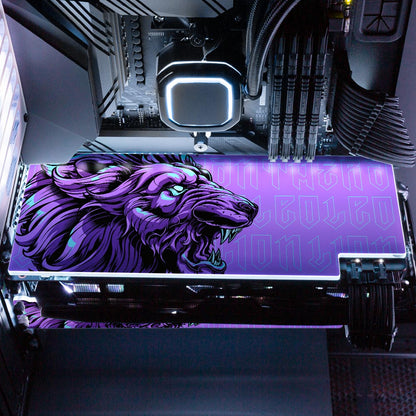 Royal Lion RGB GPU Backplate - Daniele Caruso - V1Tech