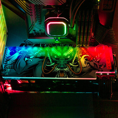 Ryuu of the East RGB GPU Backplate - Daniele Caruso - V1Tech