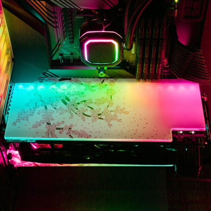 Sakura RGB GPU Backplate - V1Tech