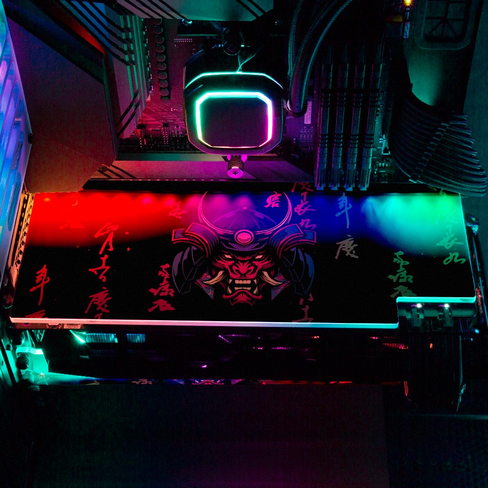 Scarlet Samurai RGB GPU Backplate - Daniele Caruso - V1Tech