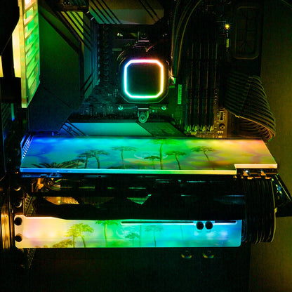 Sinergy RGB GPU Backplate - Cajuca Art - V1Tech