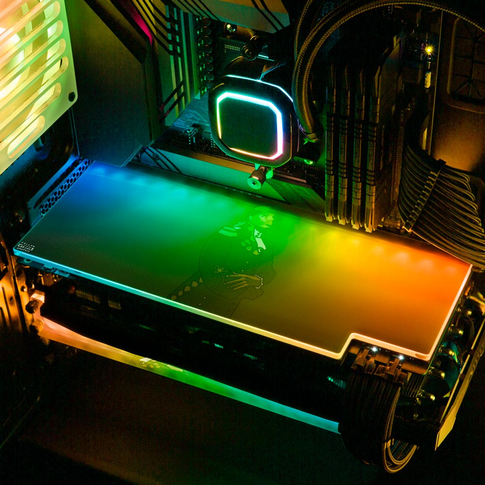 Sir RGB GPU Backplate - Utopia Graphix - V1Tech