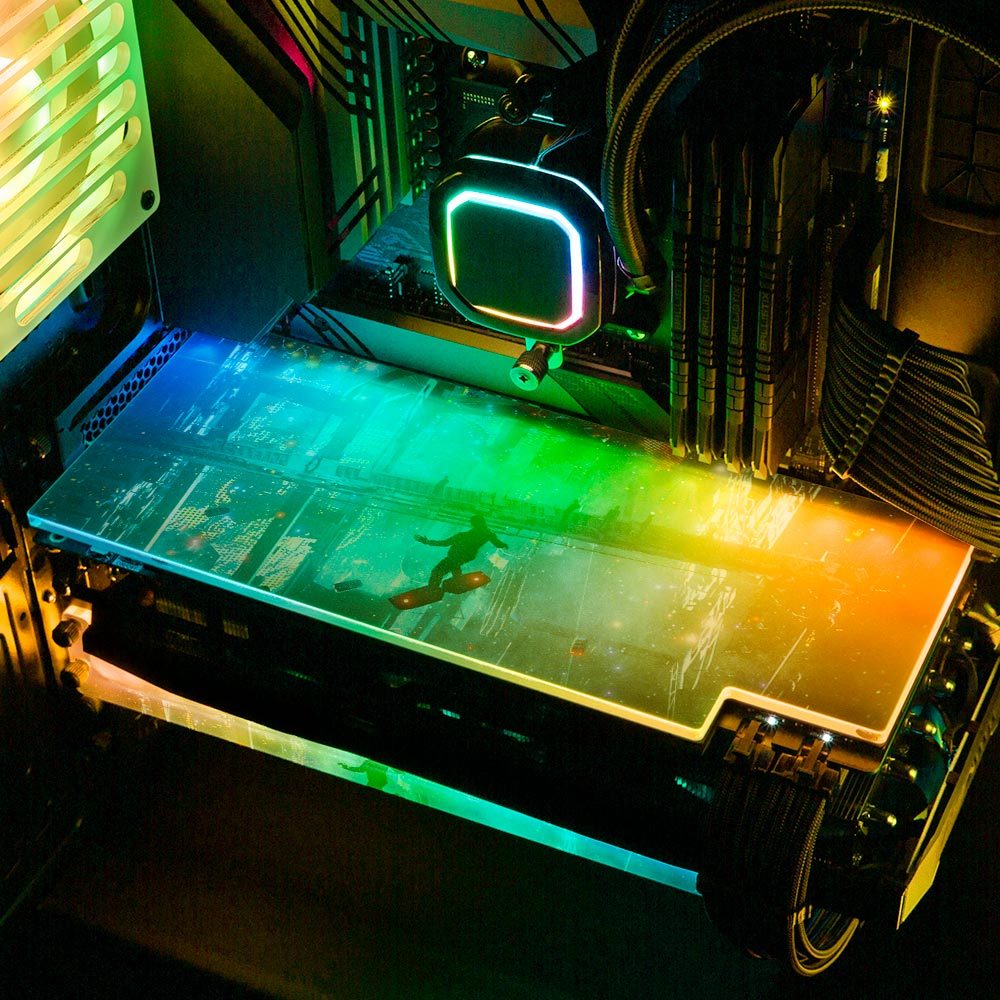 Skyglider RGB GPU Backplate - Dan Giuz - V1Tech
