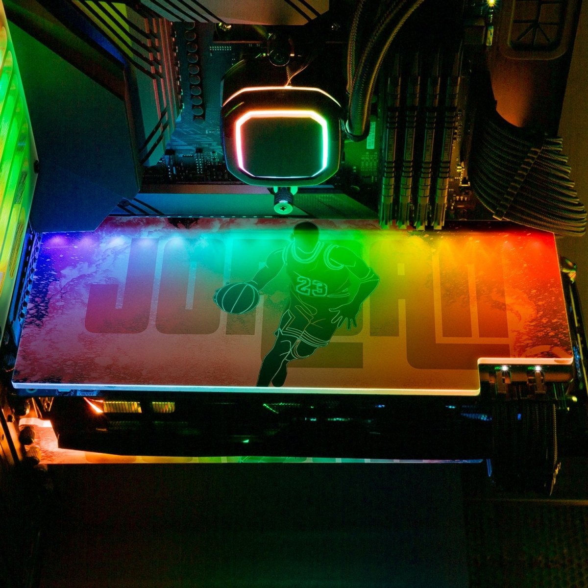 Soul of the Airness RGB GPU Backplate - Donnie Art - V1Tech