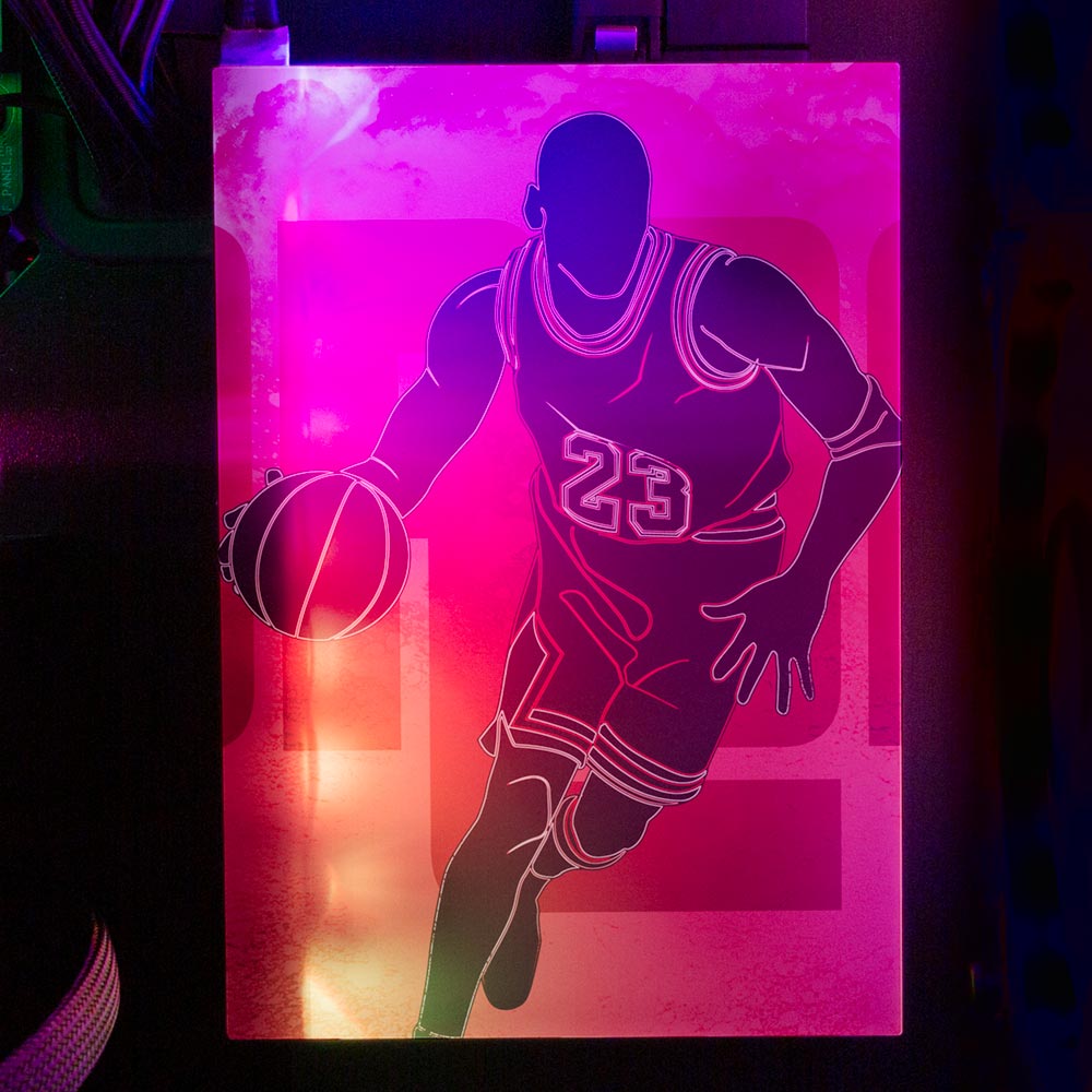 Soul of the Airness RGB HDD Cover Vertical - Donnie Art - V1Tech