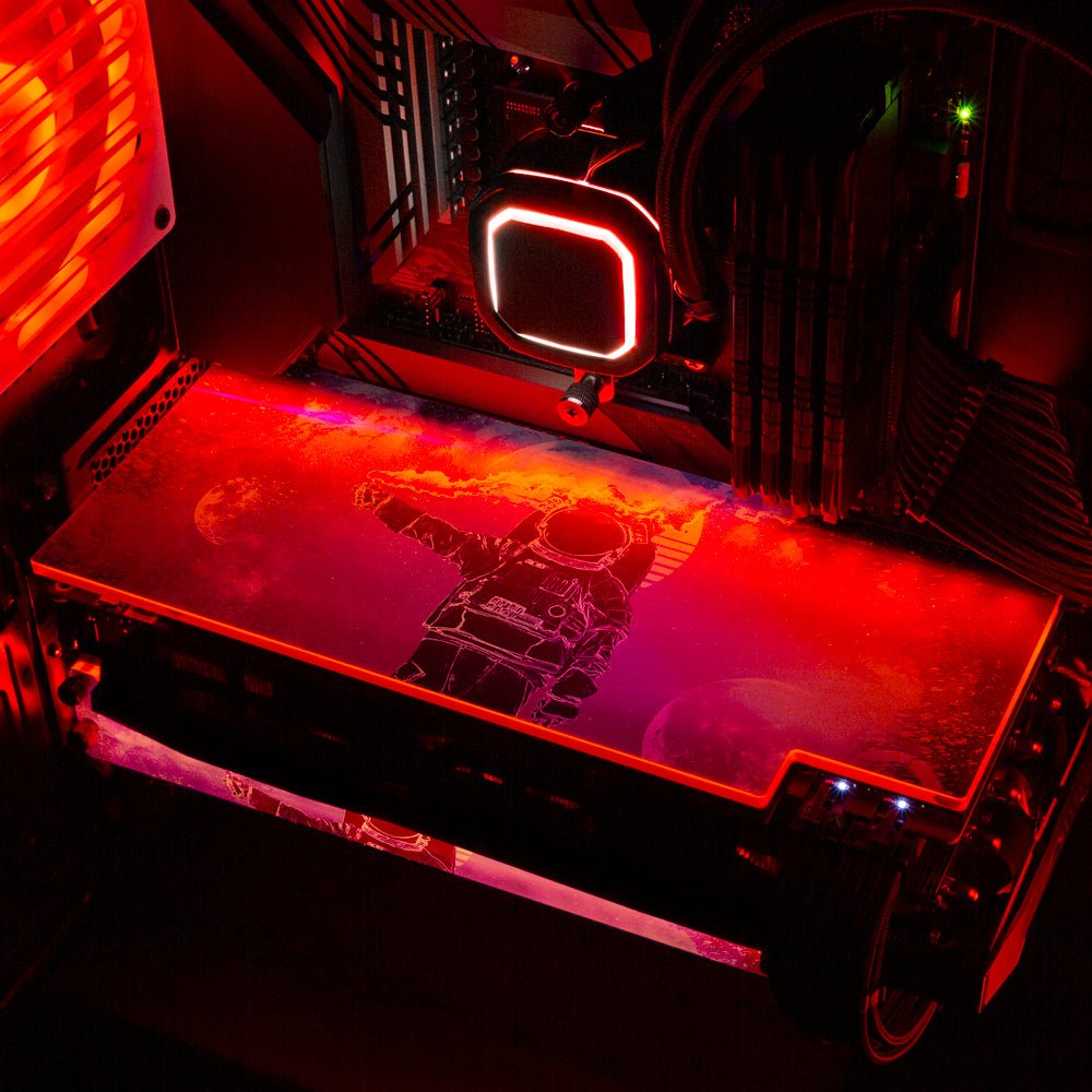 Soul of the Astronaut RGB GPU Backplate - Donnie Art - V1Tech