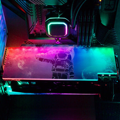 Soul of the Astronaut RGB GPU Backplate - Donnie Art - V1Tech
