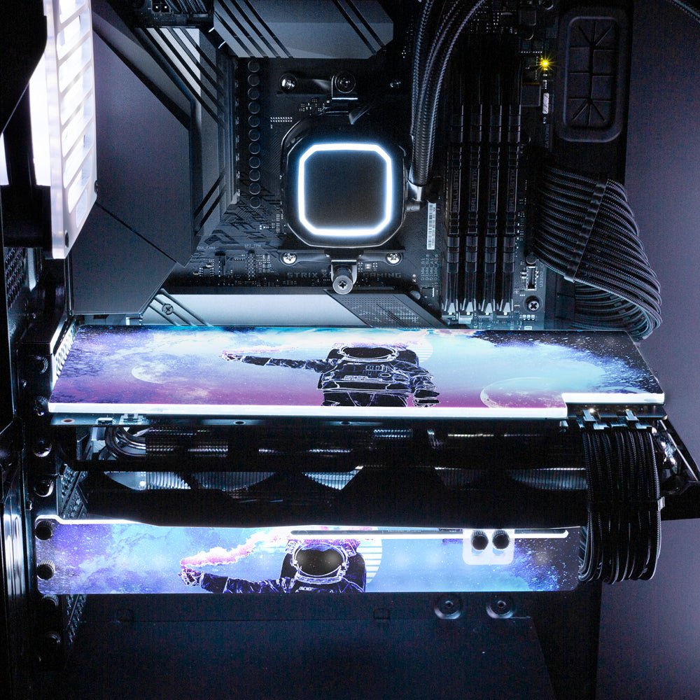Soul of the Astronaut RGB GPU Support Bracket - Donnie Art - V1Tech