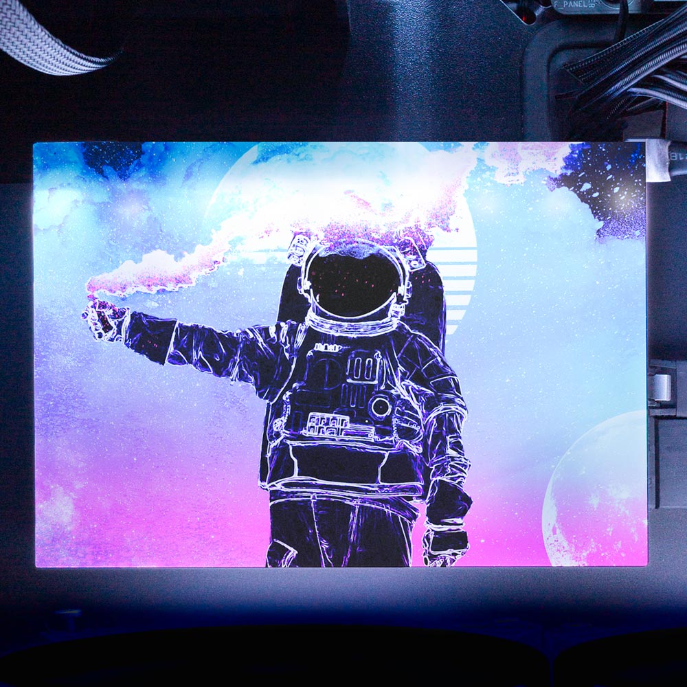 Soul of the Astronaut RGB HDD Cover Horizontal - Donnie Art - V1Tech