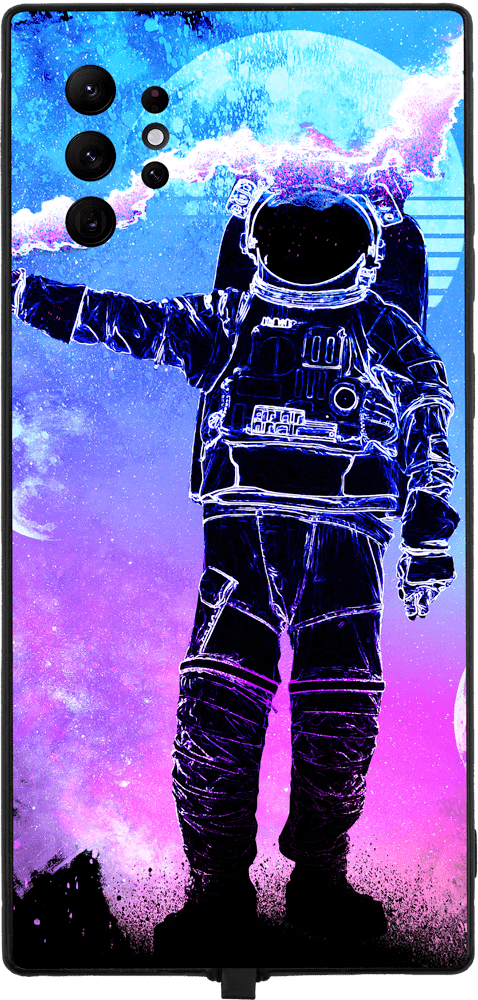 Soul of the Astronaut RGB LED Protective Phone Case for iPhone and Samsung Models - Donnie Art - V1 Tech