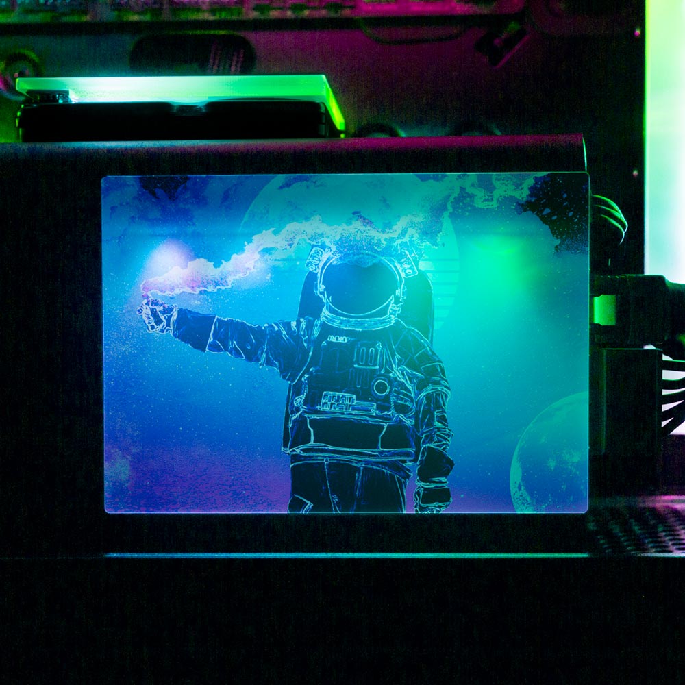 Soul of the Astronaut RGB SSD Cover Horizontal - Donnie Art - V1Tech