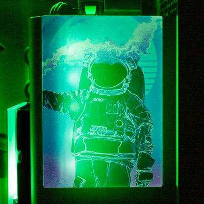 Soul of the Astronaut RGB SSD Cover Vertical - Donnie Art - V1Tech
