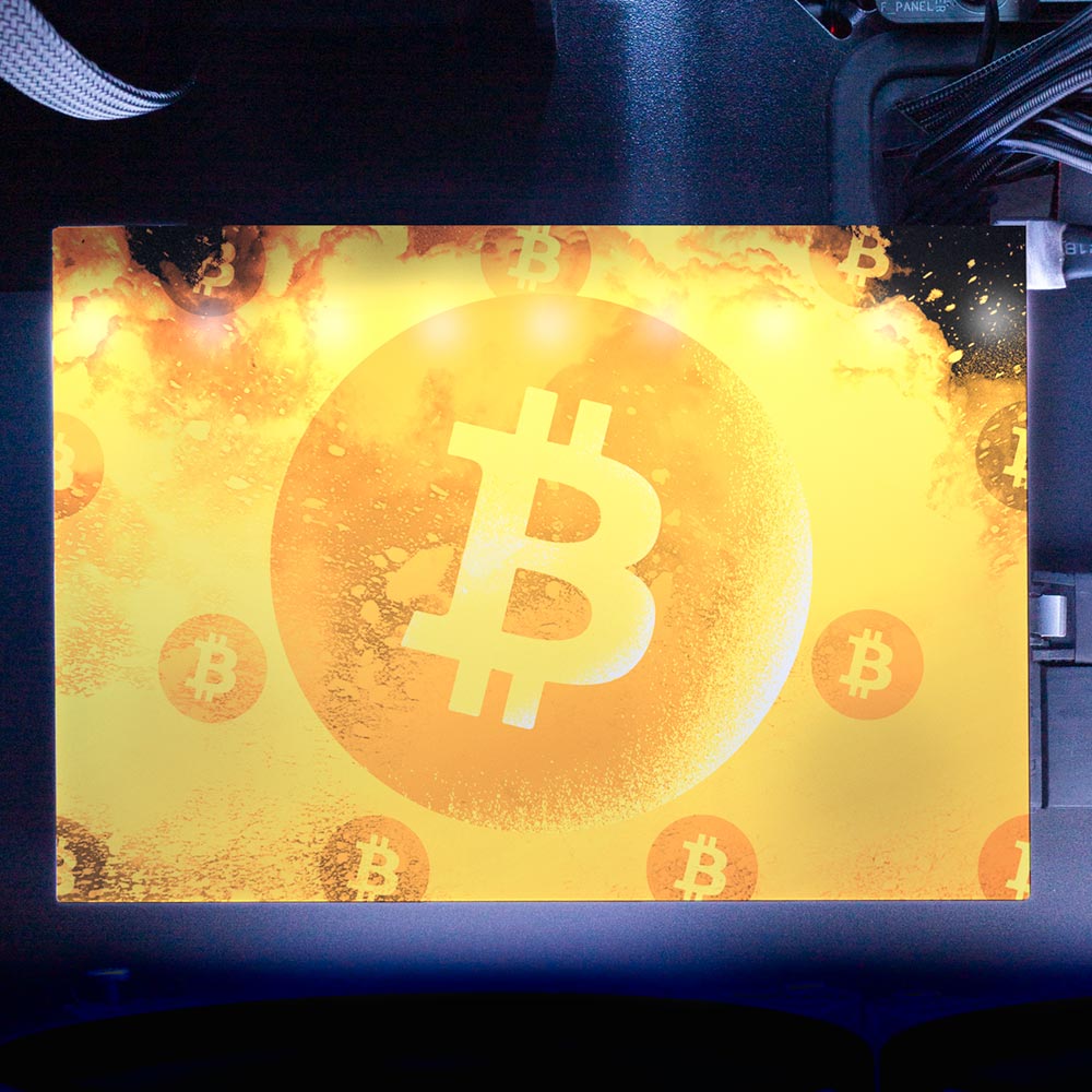 Soul of the Bitcoin 2 RGB HDD Cover Horizontal - Donnie Art - V1Tech