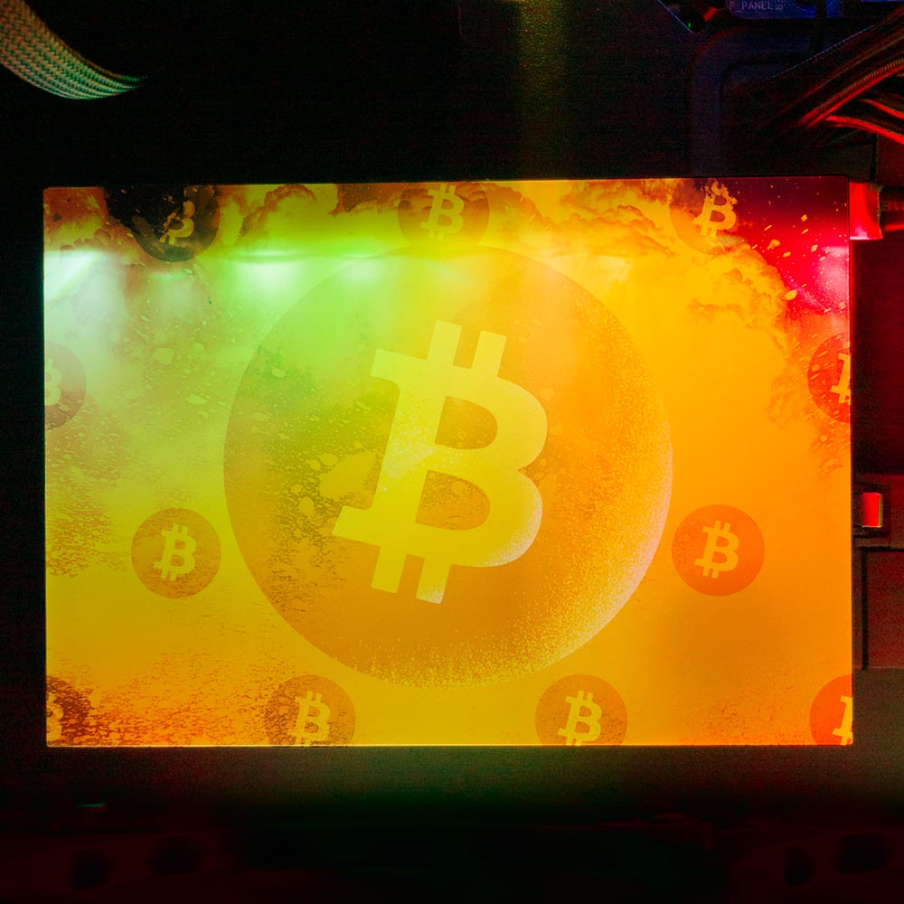 Soul of the Bitcoin 2 RGB HDD Cover Horizontal - Donnie Art - V1Tech