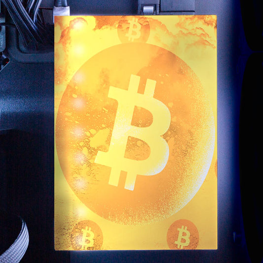 Soul of the Bitcoin 2 RGB HDD Cover Vertical - Donnie Art - V1Tech