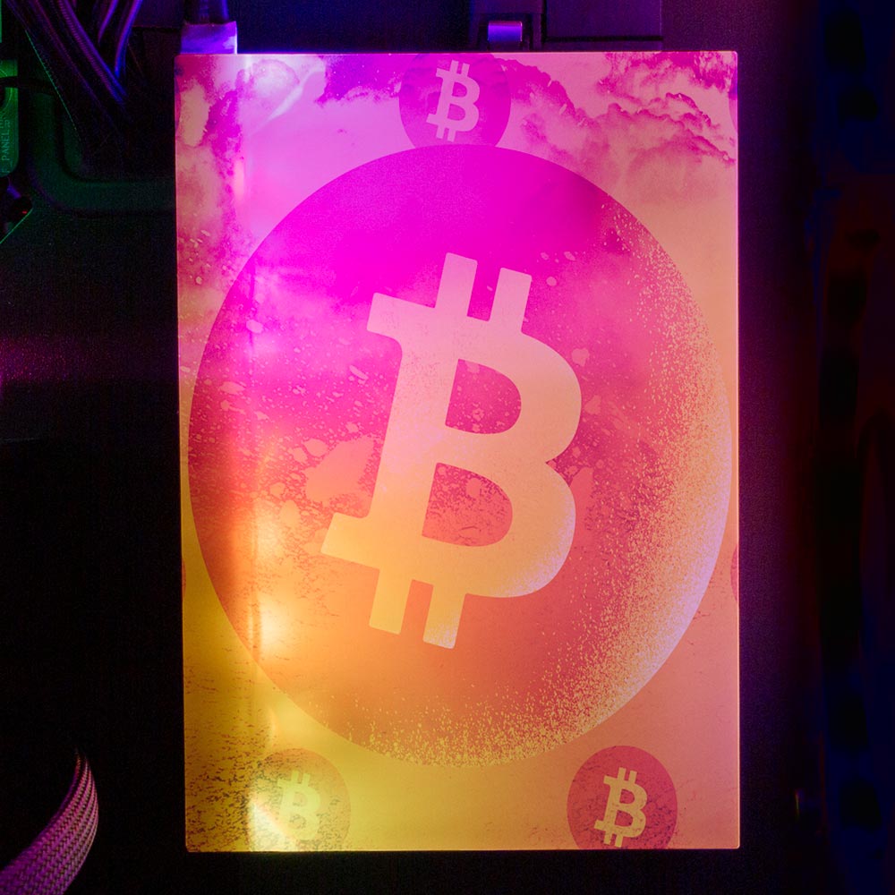 Soul of the Bitcoin 2 RGB HDD Cover Vertical - Donnie Art - V1Tech