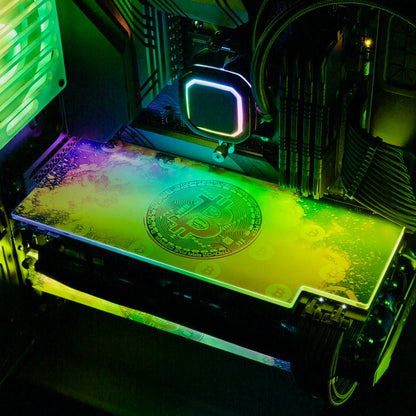 Soul of the Bitcoin RGB GPU Backplate - Donnie Art - V1Tech