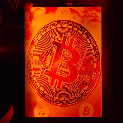 Soul of the Bitcoin RGB HDD Cover Vertical - Donnie Art - V1Tech
