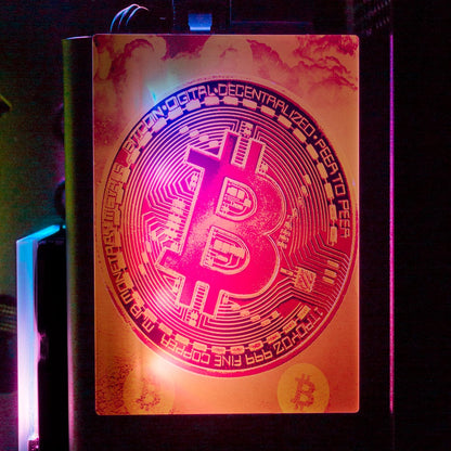 Soul of the Bitcoin RGB SSD Cover Vertical - Donnie Art - V1Tech
