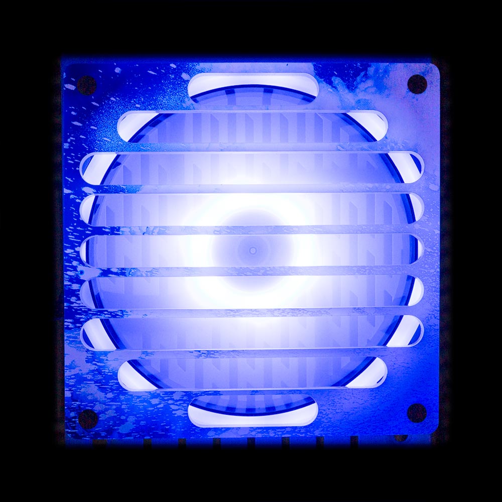 Soul of the Blue Flow Fan Grill (120mm and 140mm) - Donnie Art - V1Tech