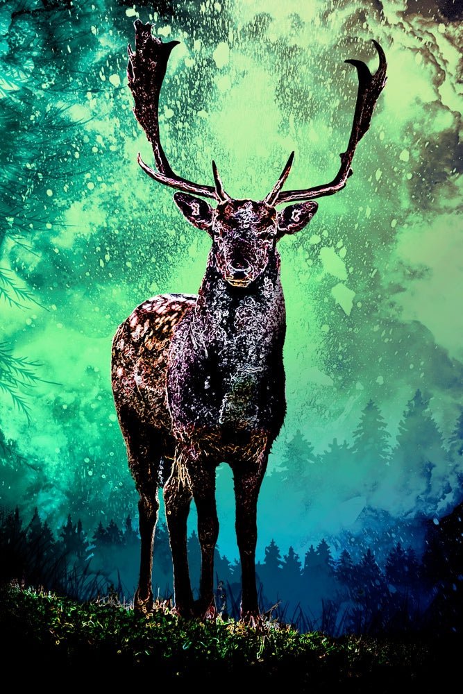 Soul of the Deer Plexi Glass Wall Art - Donnie Art - V1Tech