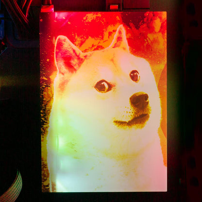 Soul of the Dog RGB HDD Cover Vertical - Donnie Art - V1Tech