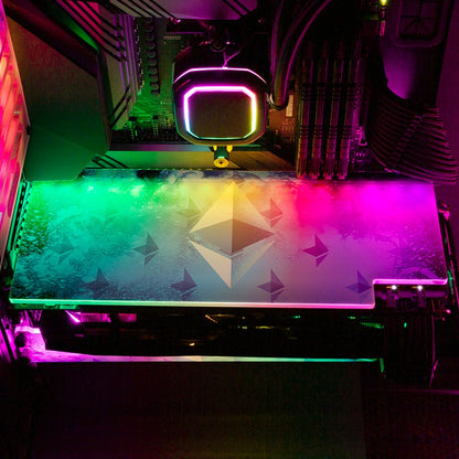 Soul of the Ethereum RGB GPU Backplate - Donnie Art - V1Tech