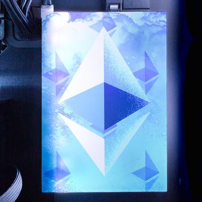 Soul of the Ethereum RGB HDD Cover Vertical