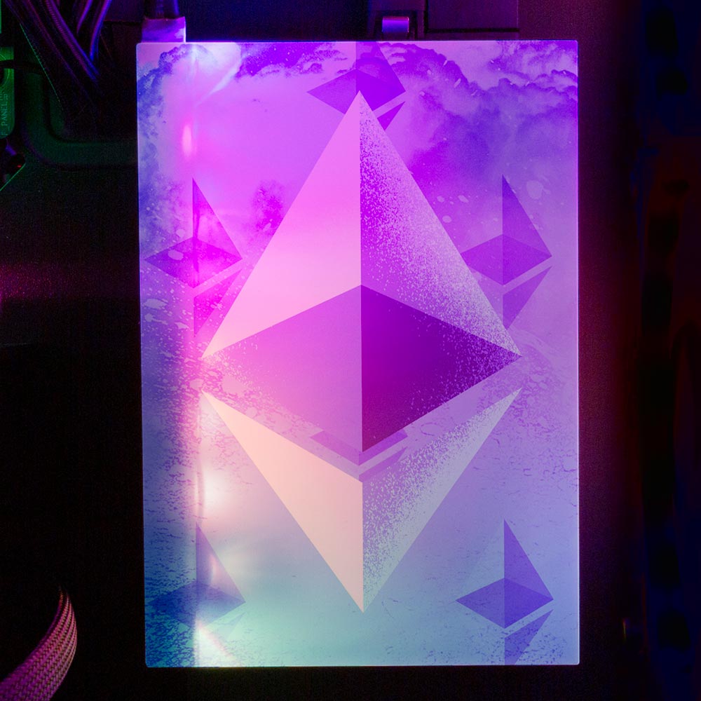 Soul of the Ethereum RGB HDD Cover Vertical - Donnie Art - V1Tech