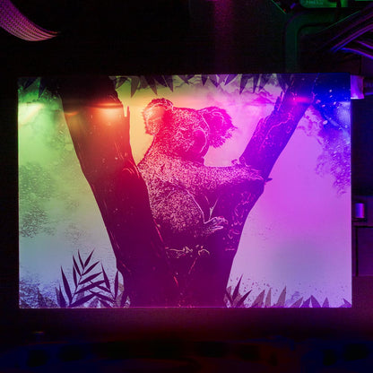 Soul of the Koala RGB HDD Cover Horizontal - Donnie Art - V1Tech