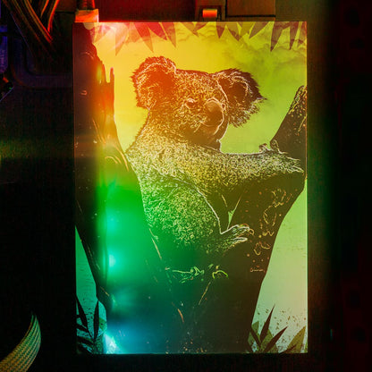 Soul of the Koala RGB HDD Cover Vertical - Donnie Art - V1Tech