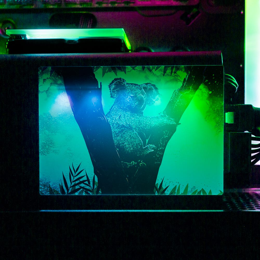Soul of the Koala RGB SSD Cover Horizontal - Donnie Art - V1Tech