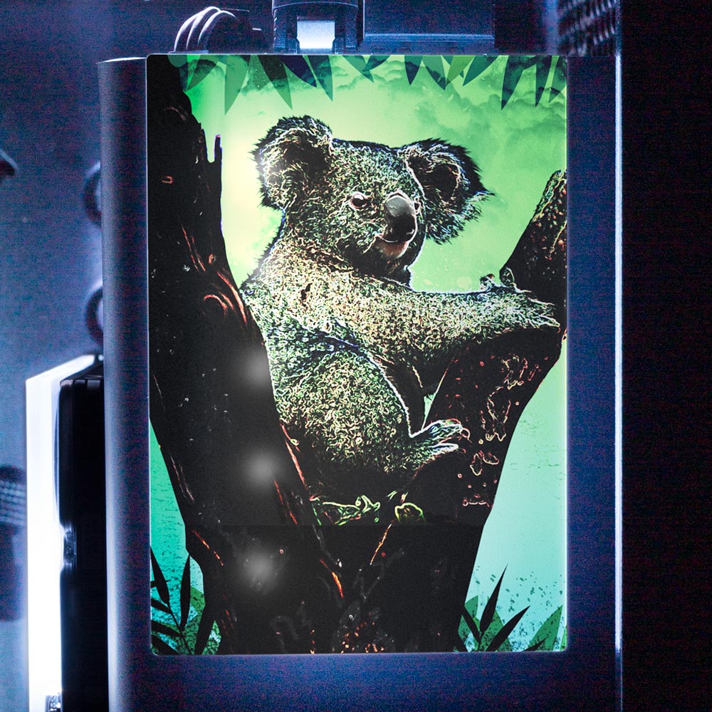 Soul of the Koala RGB SSD Cover Vertical - Donnie Art - V1Tech