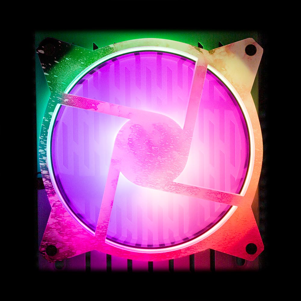 Soul of the Pink Windmill Fan Grill (120mm and 140mm) - Donnie Art - V1Tech