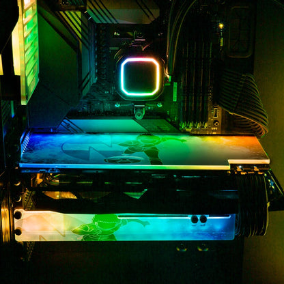 Soul of the Prodigy RGB GPU Support Bracket - Donnie Art - V1Tech