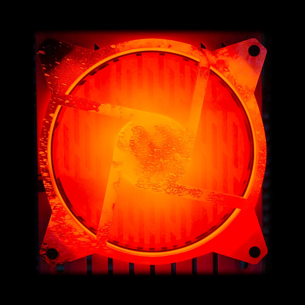 Soul of the Red Windmill Fan Grill (120mm and 140mm) - Donnie Art - V1Tech