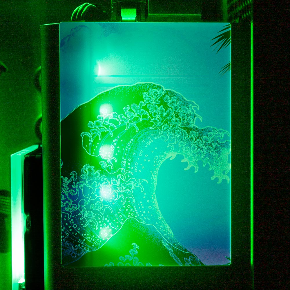 V1 Tech RGB Desk Art Stand Vertical - V1Tech