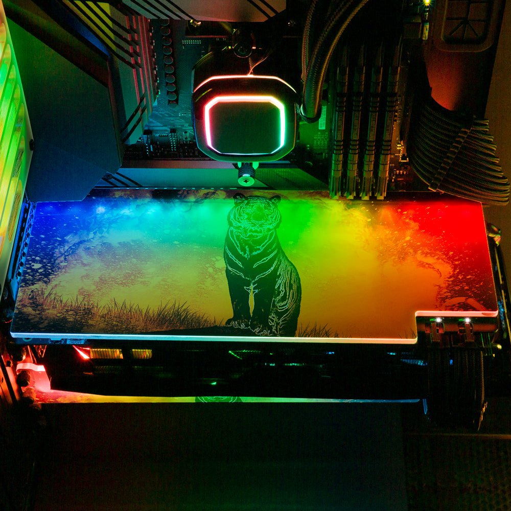 Soul of the Tiger RGB GPU Backplate - Donnie Art - V1Tech