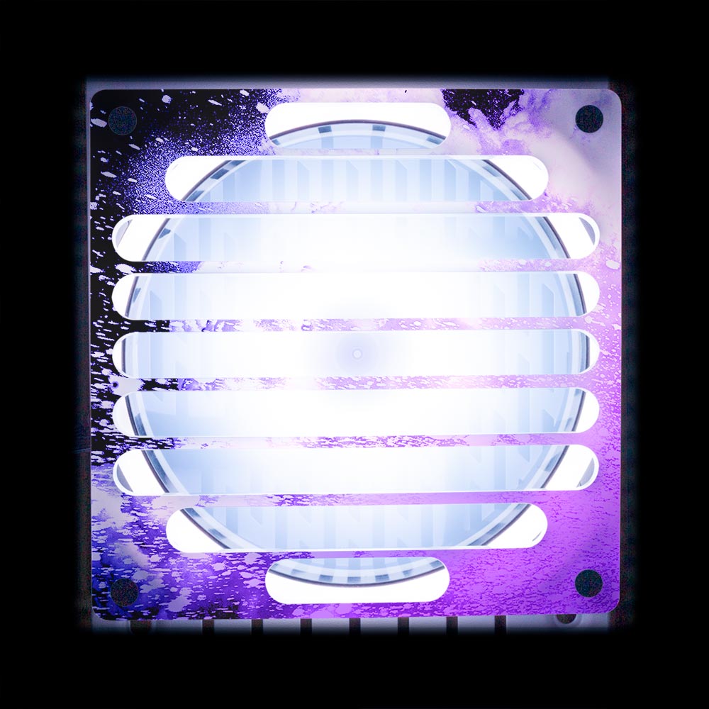 Soul of the Violet Flow Fan Grill (120mm and 140mm) - Donnie Art - V1Tech
