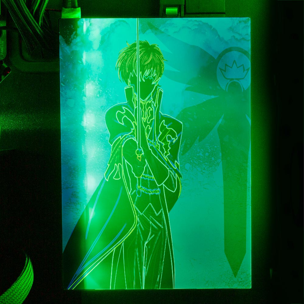 Soul of the White Knight RGB HDD Cover Vertical - Donnie Art - V1Tech