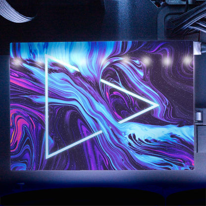 Space is Only Noise RGB HDD Cover Horizontal - Geoglyser - V1Tech